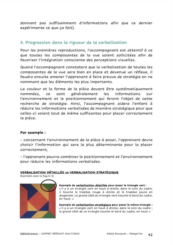 capture écran du livret multisens